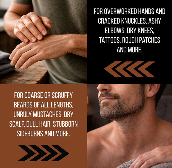 Andre Seals Unscented 3-in-1 Skin, Hair & Beard Dry Oil