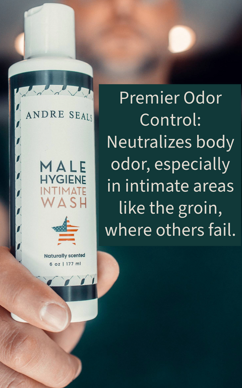 Male Hygiene Intimate Wash for Privates - Eliminates Odors, Clean Fresh Feeling