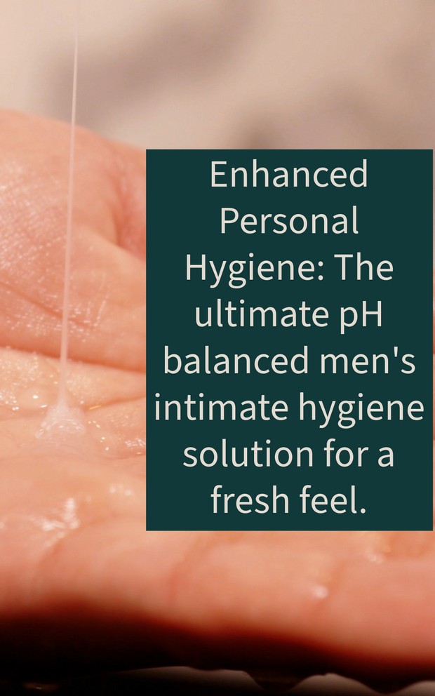 Male Hygiene Intimate Wash for Privates - Eliminates Odors, Clean Fresh Feeling