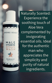 Male Hygiene Intimate Wash for Privates - Eliminates Odors, Clean Fresh Feeling