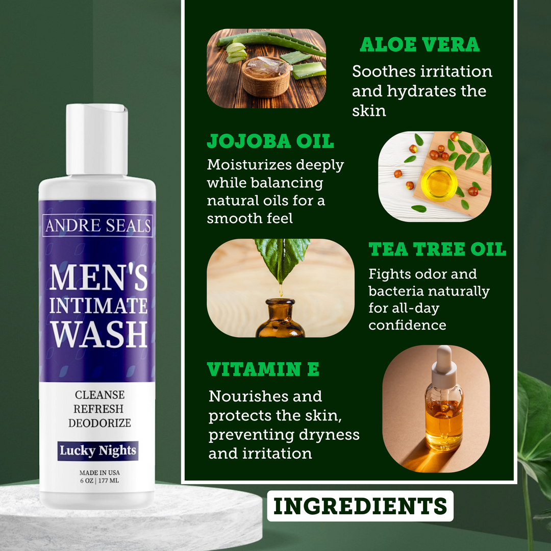 Intimate Wash for Men - LUCKY NIGHTS – ANDRE SEALS